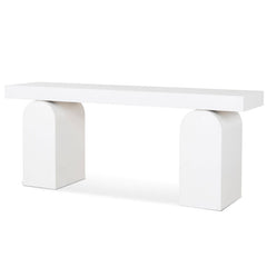 CDT10046-NI 1.9m New Elm Console Table - Full White
