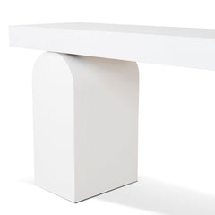 CDT10046-NI 1.9m New Elm Console Table - Full White