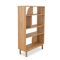 CDT10066-KD 1.6m (H) Book Shelf - Natural