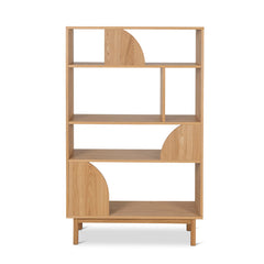 CDT10066-KD 1.6m (H) Book Shelf - Natural