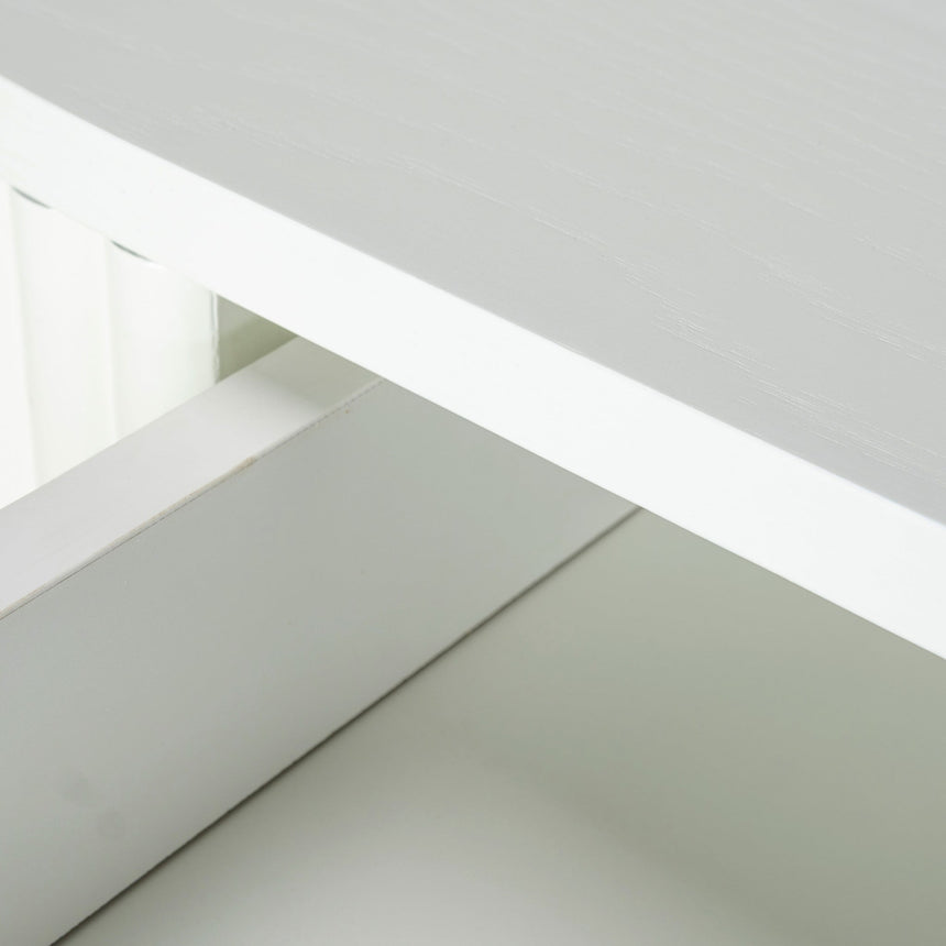 1.2m Console Table - Warm White - View 11
