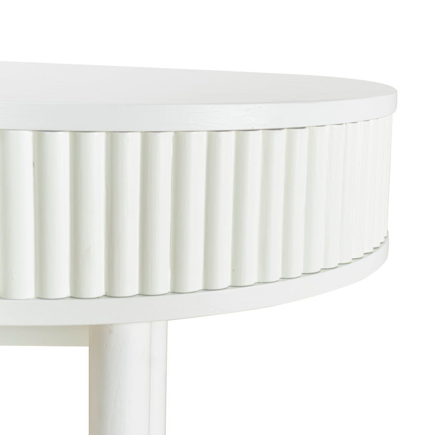 1.2m Console Table - Warm White - View 7
