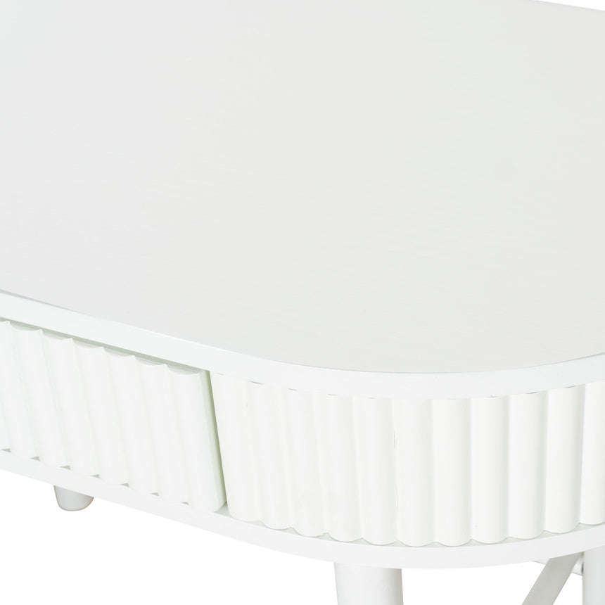1.2m Console Table - Warm White - View 8