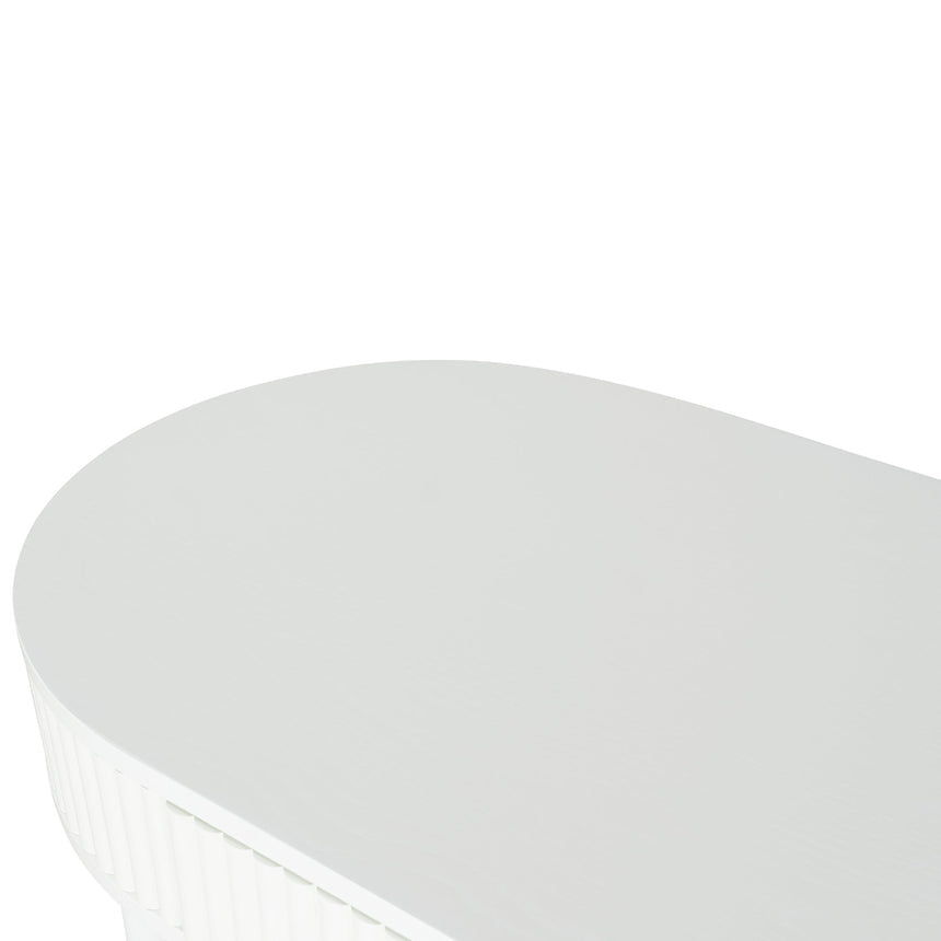 1.2m Console Table - Warm White - View 9