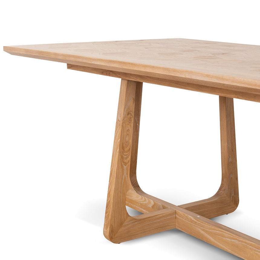 2.4m Oak Dining Table - Natural - View 16