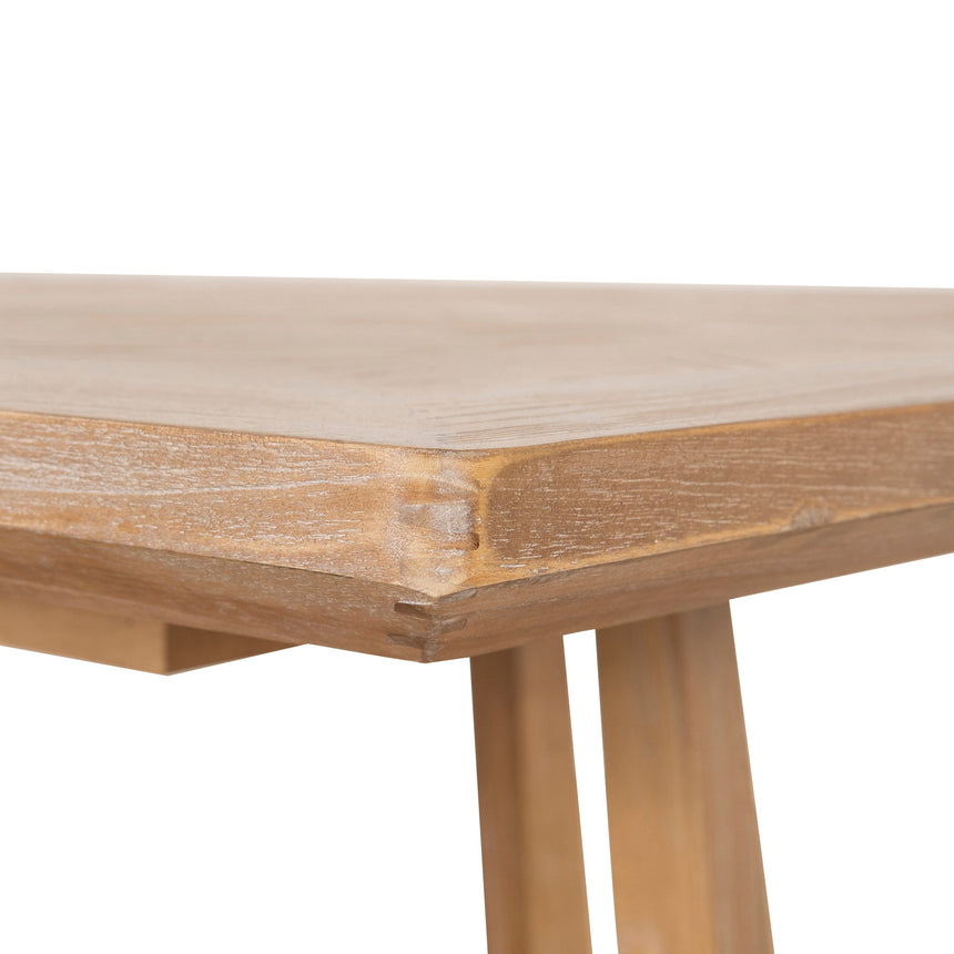 2.4m Oak Dining Table - Natural - View 5