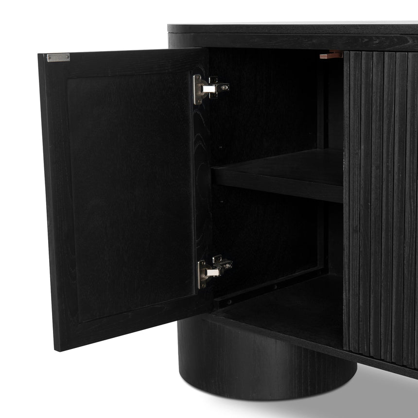 1.68m Sideboard - Full Black - View 18