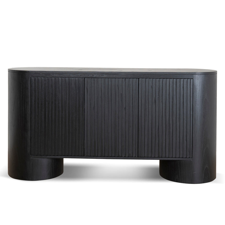 1.68m Sideboard - Full Black - View 2