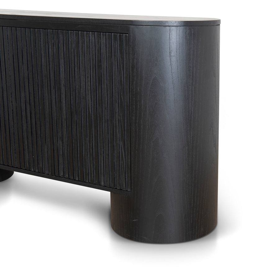 1.68m Sideboard - Full Black - View 7