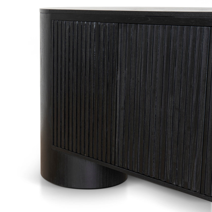 1.68m Sideboard - Full Black - View 8