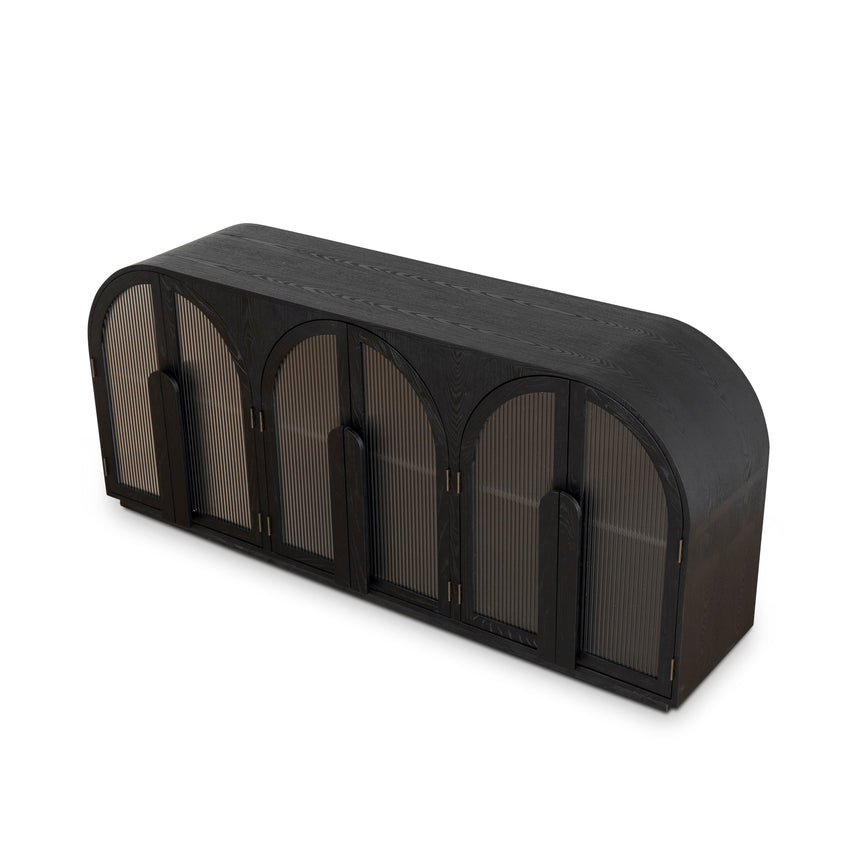 2m Sideboard - Full Black - View 3