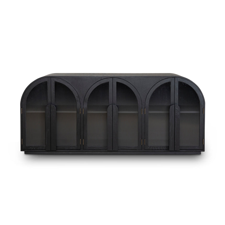 2m Sideboard - Full Black - View 2