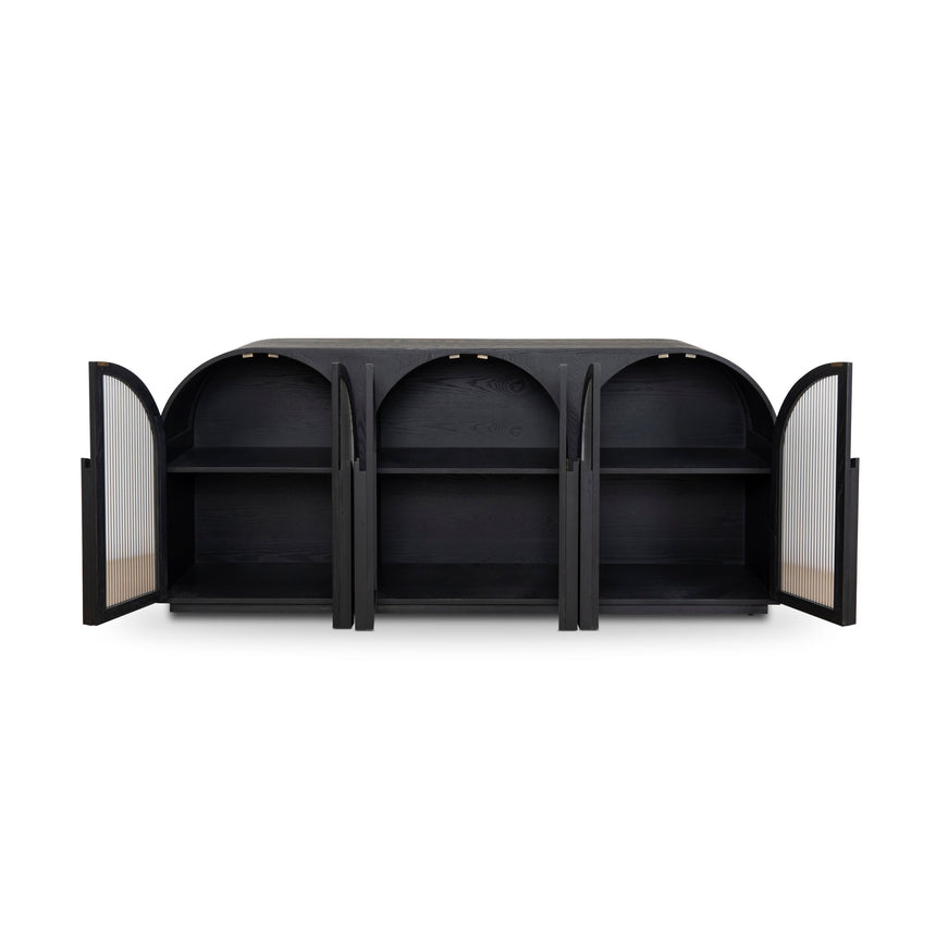 2m Sideboard - Full Black - View 5