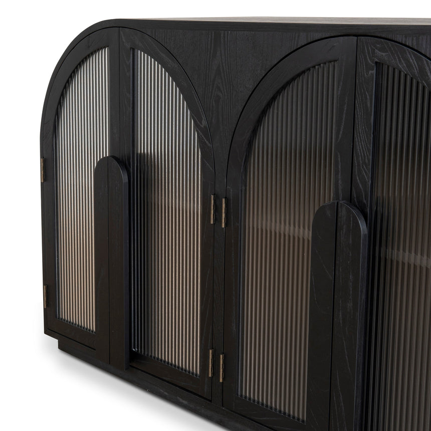 2m Sideboard - Full Black - View 8