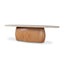 2.8M Travertine Dining Table | Natural | Myka Home
