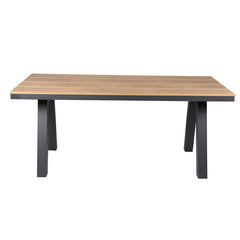 CDT10305-ID 1.8m Charcoal Outdoor Dining Table - Natural
