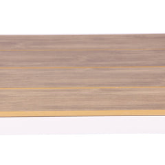 CDT10306-ID 2.3m Sand White Outdoor Dining Table - Natural