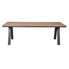 CDT10307-ID 2.3m Charcoal Outdoor Dining Table - Natural