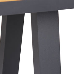 CDT10307-ID 2.3m Charcoal Outdoor Dining Table - Natural