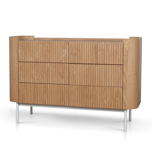 120cm Chest of Drawers | Natural | Myka Home