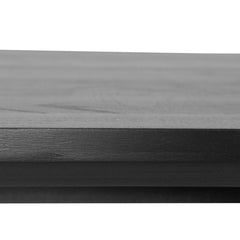 Ex Display - CDT10400-NI 3m Oak Dining Table - Black