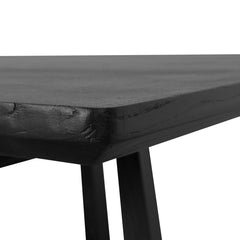 Ex Display - CDT10400-NI 3m Oak Dining Table - Black