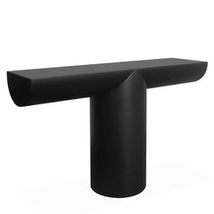 1.3m Console Table | Textured Espresso Black | Myka Home