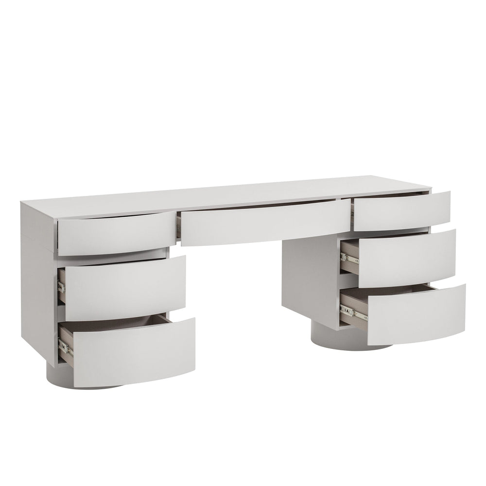 Home Office Desk | Warm Grey | Myka Home - View 5