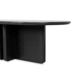 240cm Dining Table | Full Black | Myka Home
