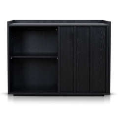 100cm Sideboard Unit | Full Black | Myka Home