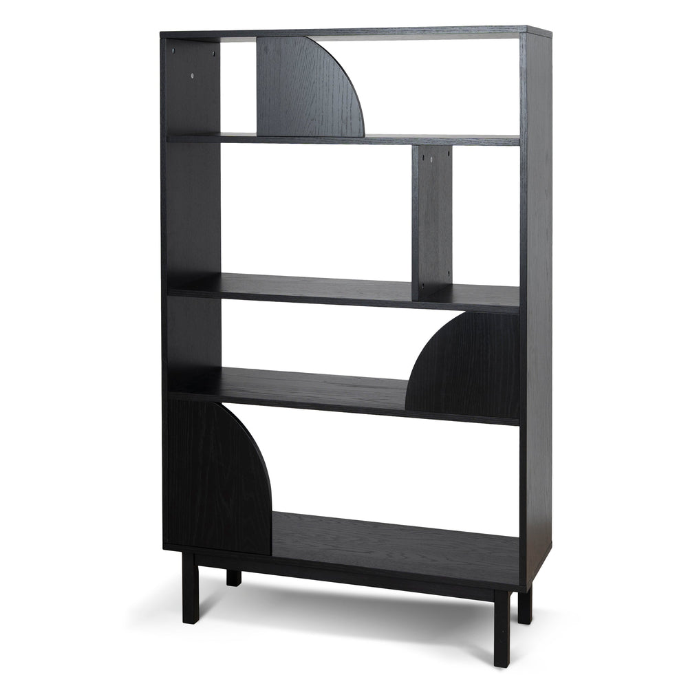 160cm (H) Book Shelf | Full Black | Myka Home