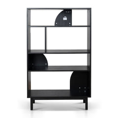 160cm (H) Book Shelf | Full Black | Myka Home