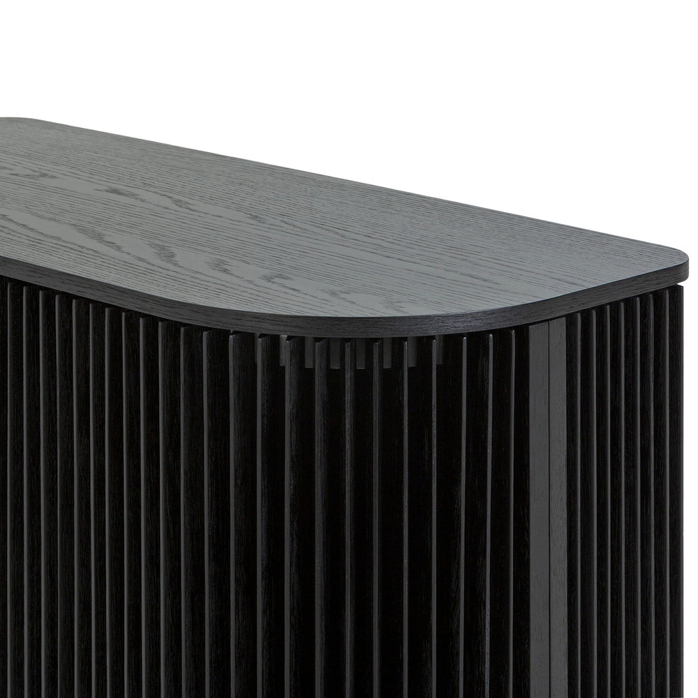 1.35m (H) High Board Unit | Black Stain | Myka Home - View 5