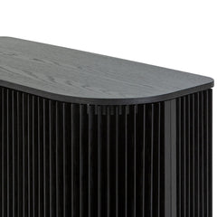 1.35m (H) High Board Unit | Black Stain | Myka Home