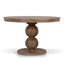 120cm Round Elm Dining Table | Natural | Myka Home