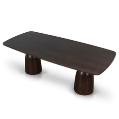 2.2m Elm Dining Table | Walnut | Myka Home