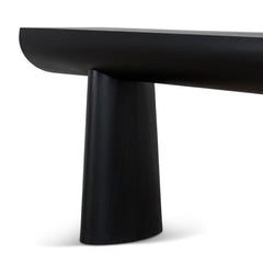 180cm Elm Console Table | Full Black | Myka Home