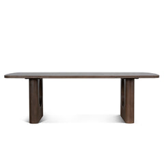 240cm Elm Dining Table | Walnut | Myka Home