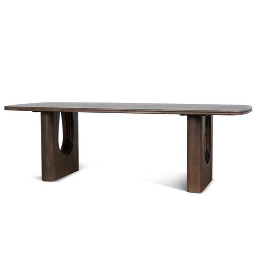 240cm Elm Dining Table | Walnut | Myka Home