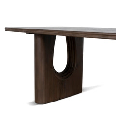 240cm Elm Dining Table | Walnut | Myka Home