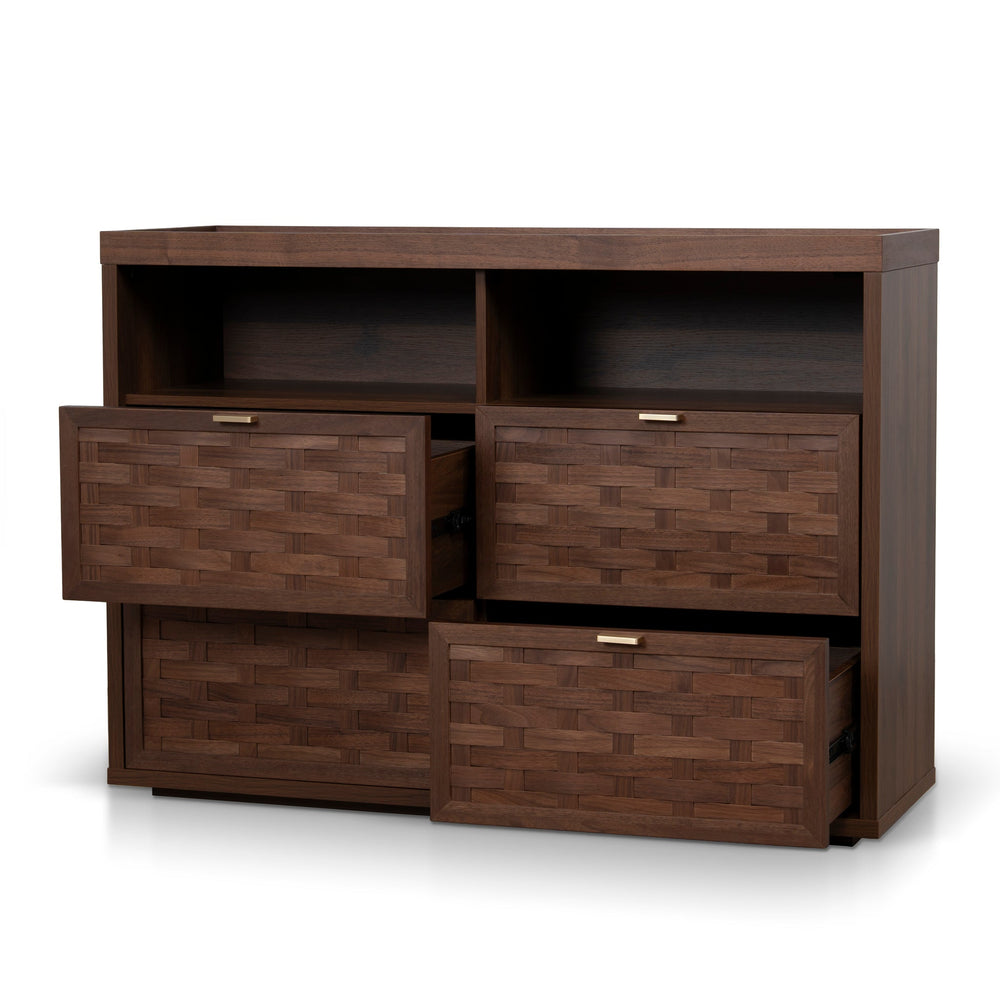 120cm Buffet Unit | Walnut | Myka Home - View 3