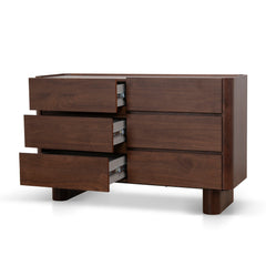 120cm Chest of Drawer | Walnut | Myka Home