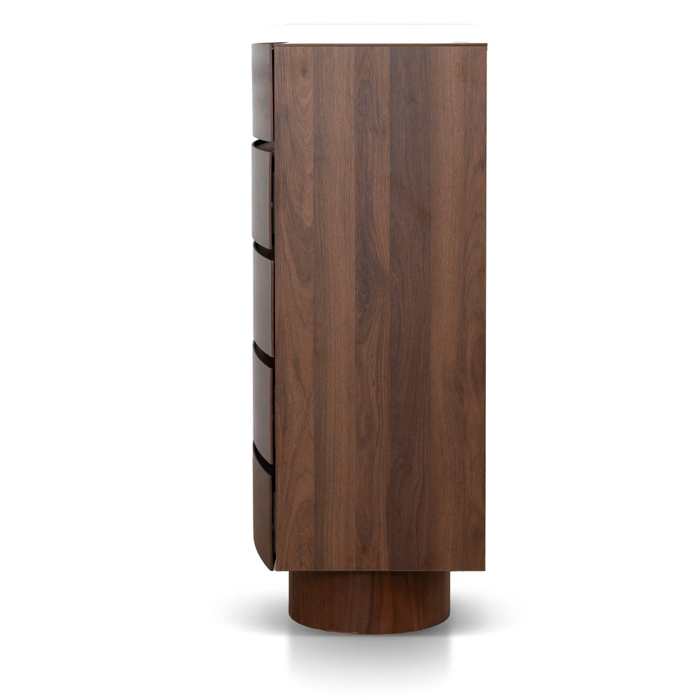Tallboy Drawer Chest | Walnut | Myka Home - View 4