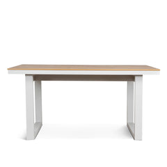160cm Sand White Outdoor Dining Table | Natural | Myka Home
