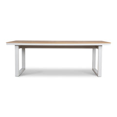 2.3m Sand White Outdoor Dining Table | Natural | Myka Home