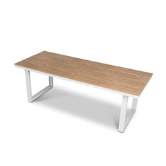2.3m Sand White Outdoor Dining Table | Natural | Myka Home