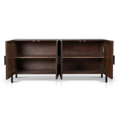 180cm Wooden Buffet Unit | Walnut | Myka Home
