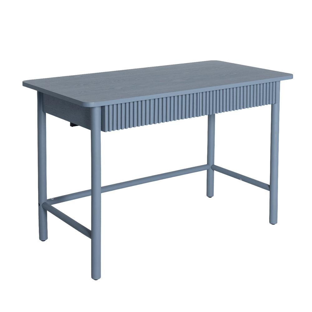 120cm Home Office Desk | Matte Light Blue | Myka Home - View 3