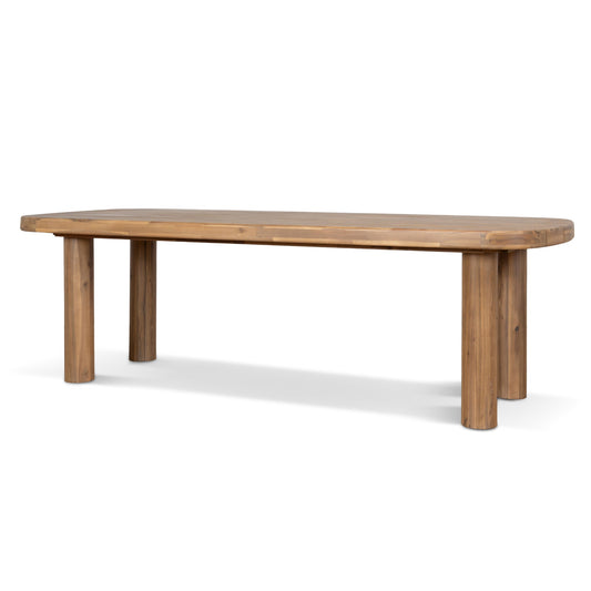 2.5m Outdoor Dining Table | Natural | Myka Home