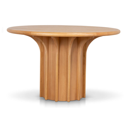 120cm Round Dining Table | Natural | Myka Home